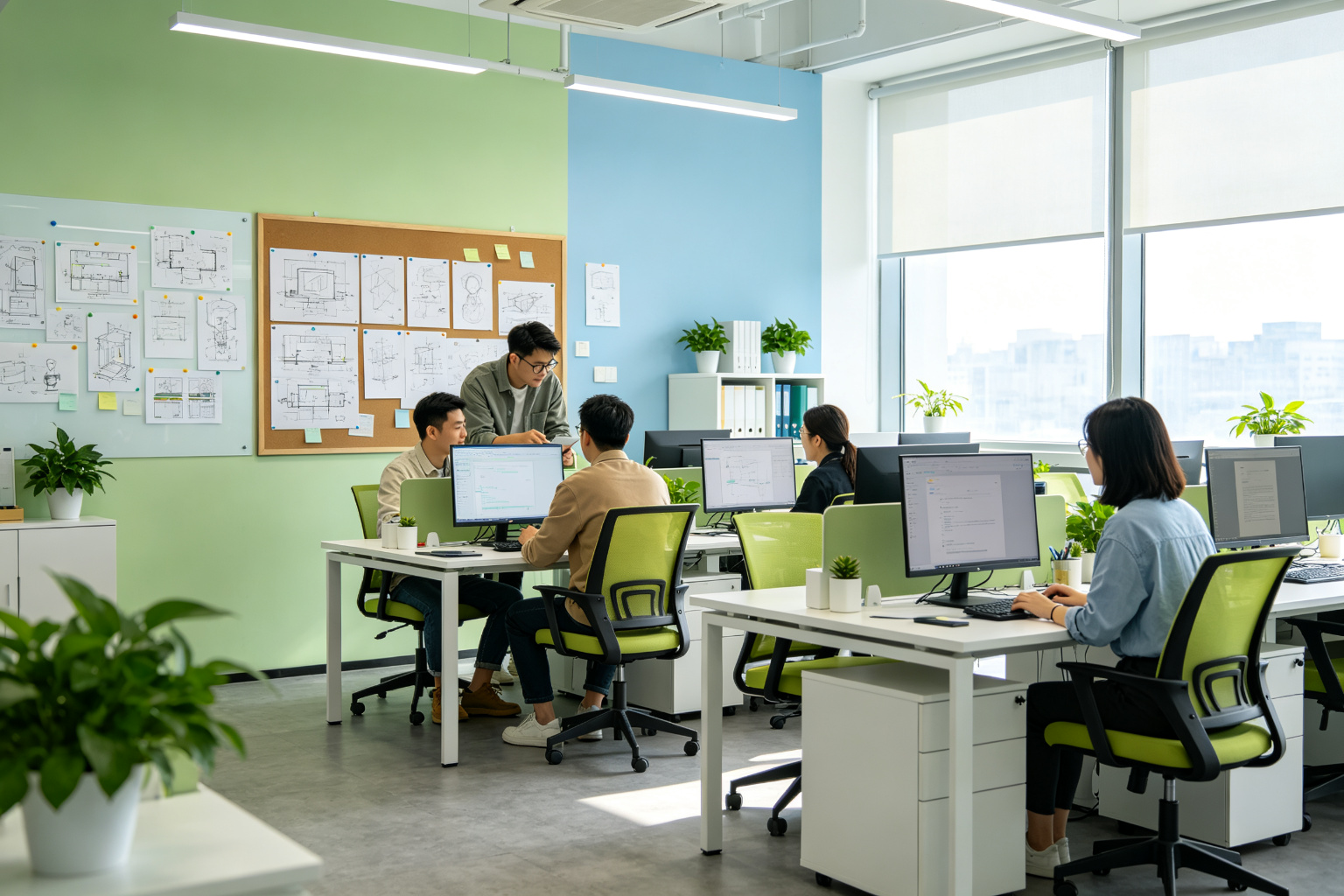 易博沃建站办公环境